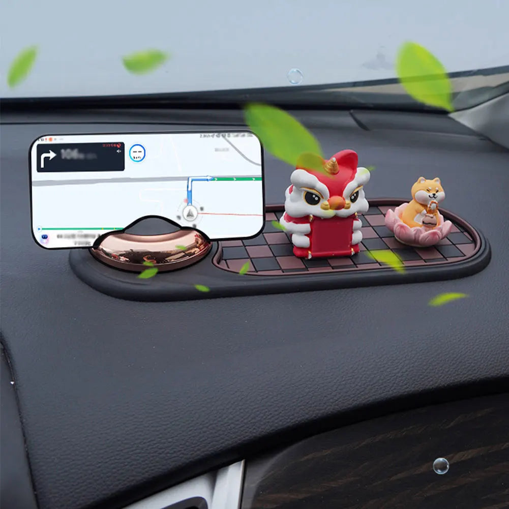 Multifunction Car Anti-Slip Mat Dashboard Cell Phone Holder Silicone Dashboard Car Pad Mat for Phones Keys Gadgets